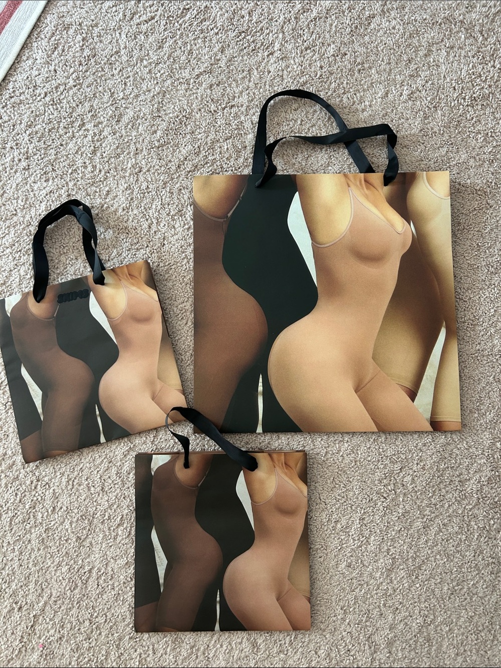 Skims shopping bags